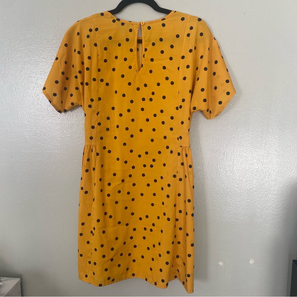 ASOS yellow polka dot dress - Picture 4 of 5